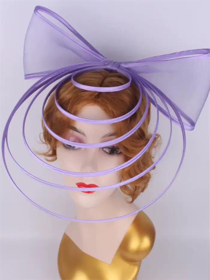 Chapeau fascinateur pour femmes élégant mariage église casque dames Chic arc fascinateurs chapeaux de fête nouveau Kentucky Derby chapellerie
