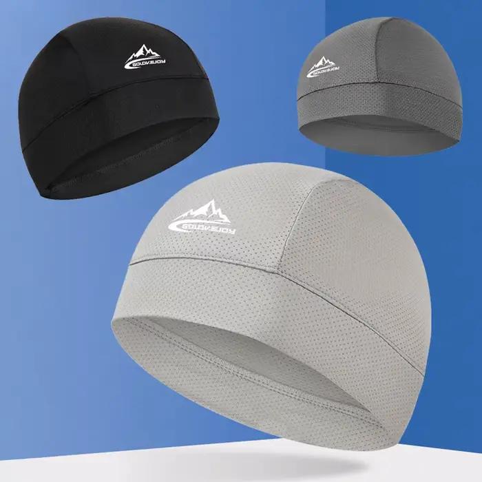 Casquette de crâne rafraîchissante doublure de casque respirante évacuant la transpiration cyclisme sport course à pied confortable randonnée en plein air casquette à séchage rapide