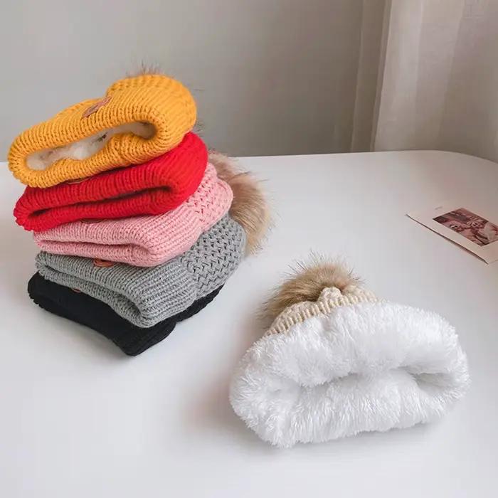 Ensemble chapeau et écharpe en tricot Double vague