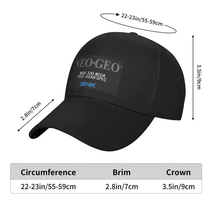 Chapeaux de Baseball unisexe Neo Geo Logo Neogeo Arcade extérieur Streetwear sport d'été casquettes