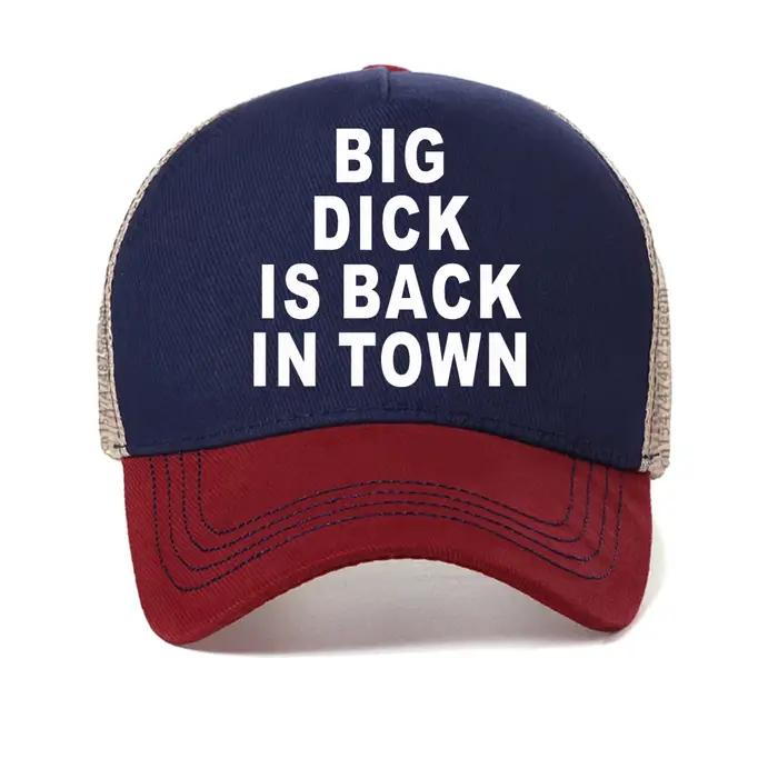 Casquette de baseball Big Dick Is Back In Town style décontracté respirante en coton unisexe réglable pour hommes et femmes quatre saisons occasions spéciales