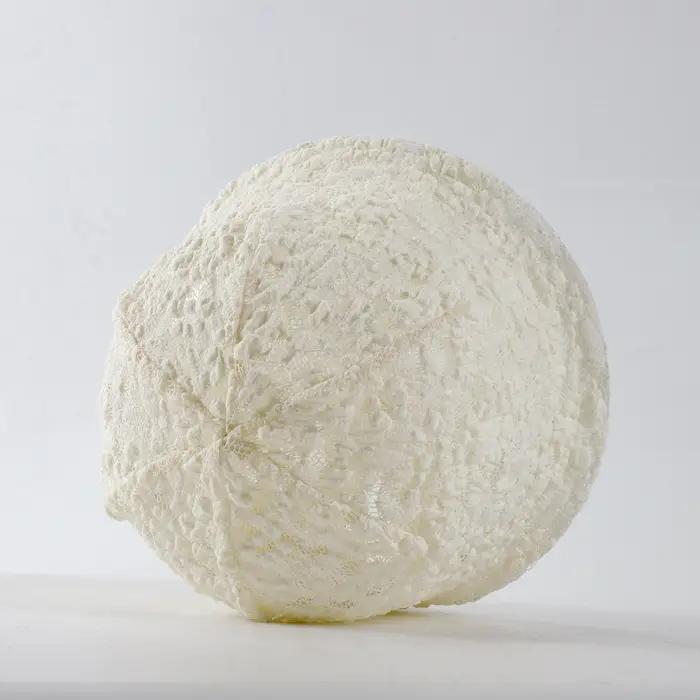 Bonnet ample en dentelle ajourée pour femme - Chapeau d'été léger et respirant pour un style décontracté et tendance