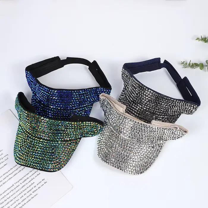 À la mode vide haut chapeau d'été diamant