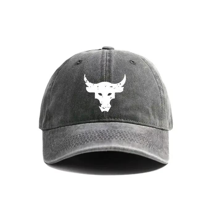 Dwayne Johnson Brahma Bull Casquette de baseball d'été DistMurcia papa chapeaux hommes extérieur réglable coton casquettes MZ-440
