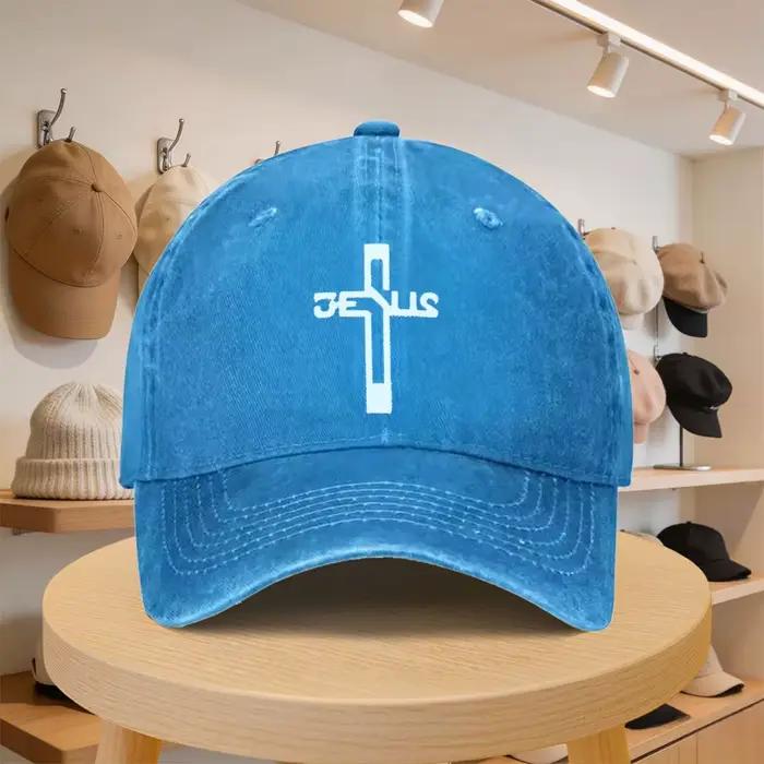 Une casquette de baseball pour homme avec un motif croisé