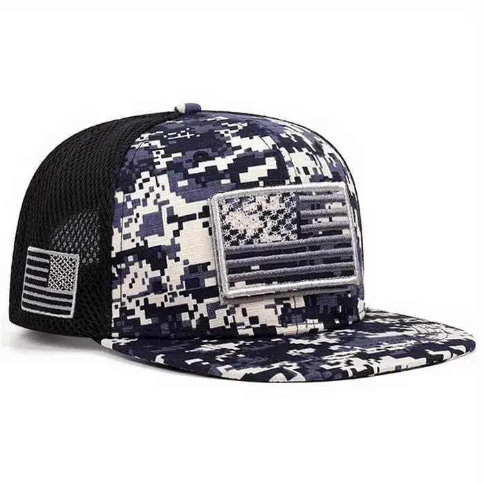 2025 mode nouveau chapeau de baseball brodé drapeau américain maille