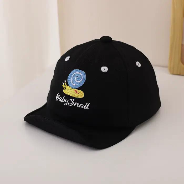 Casquette de baseball à motifs brodés en forme de escargot
