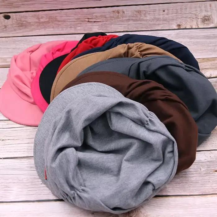 Casquette à visière plissée de Style coréen pour femmes