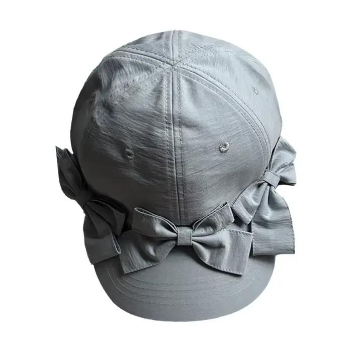Casquette de baseball coréenne à nœud papillon pour femme