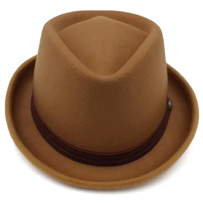 Hommes femmes diamant haut tarte de porc chapeaux Fedora chapeau de soleil Trilby casquettes Jazz fête voyage en plein air hiver taille US 7 1/4 UK L