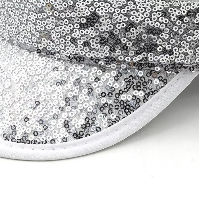 Chapeau militaire de mariée à paillettes pour femmes