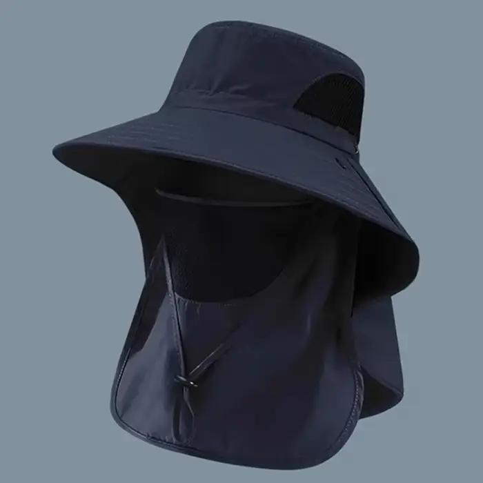 Chapeaux de soleil d'été Protection UV casquette de pêche de chasse en plein air pour hommes femmes randonnée Camping