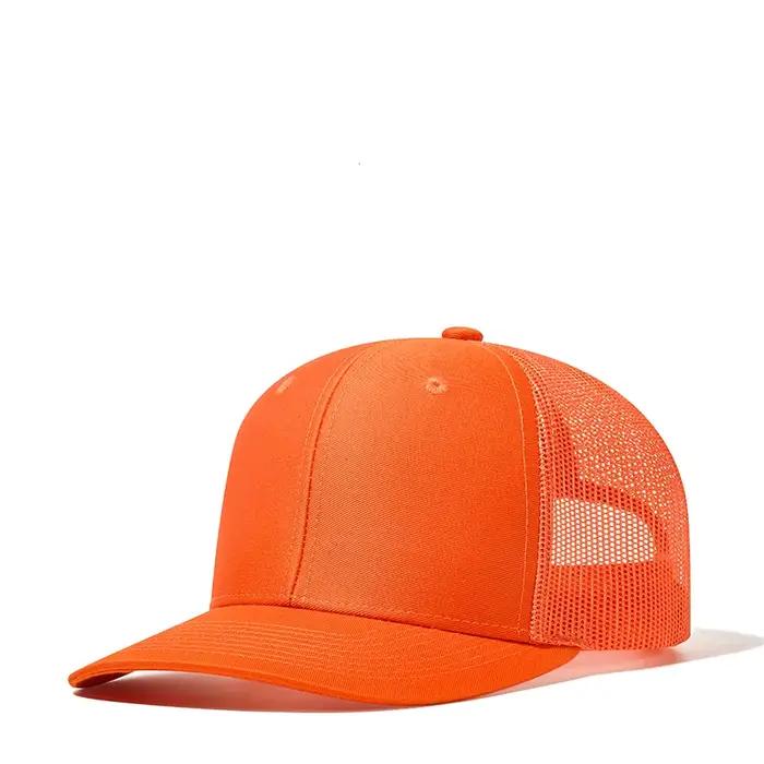 Nouvelle Série Orange Casquette Trucker Homme Microbend