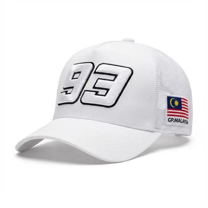 Casquettes de baseball brodées en maille respirante unisexe