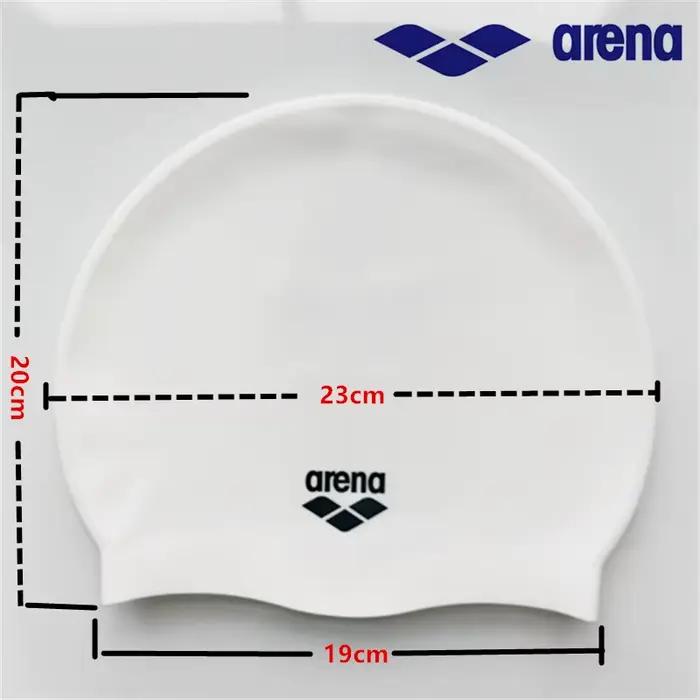 ARENA Bonnet de bain en silicone imperméable à la mode entraînement professionnel unisexe compétition