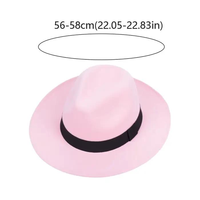 Chapeau en feutre pour hommes et femmes