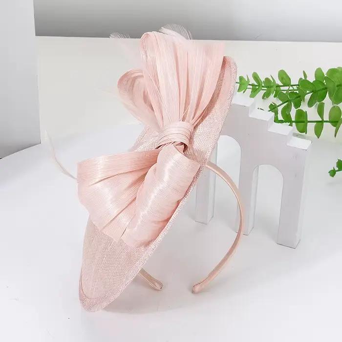 Mariée mariage Fascinator chapeau élégant femmes mode casque fleur belle Occasion chapeaux épingle à cheveux dames fête chapellerie