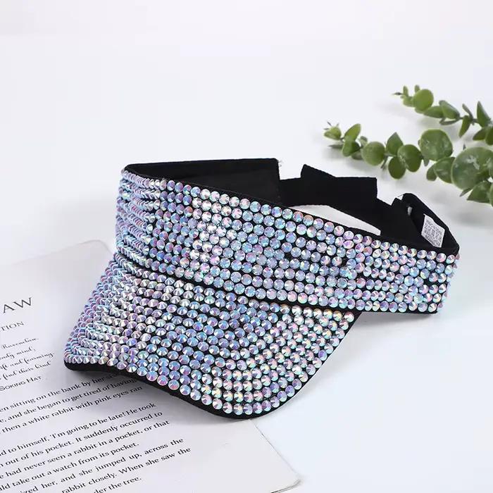 À la mode vide haut chapeau d'été diamant