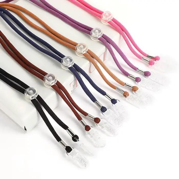 Sangle de chapeau portable anti-perte et coupe-vent avec clips