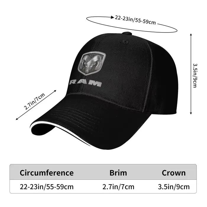Casquette de Baseball avec Logo Ram de Style fer