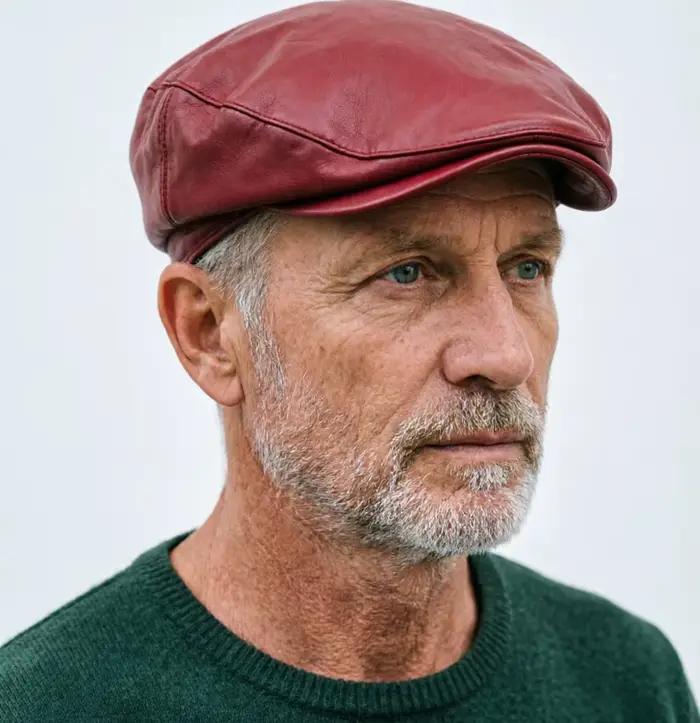 Chapeau acrylique élégant pour homme béret casquette de golf protection solaire tenue décontractée activités de plein air