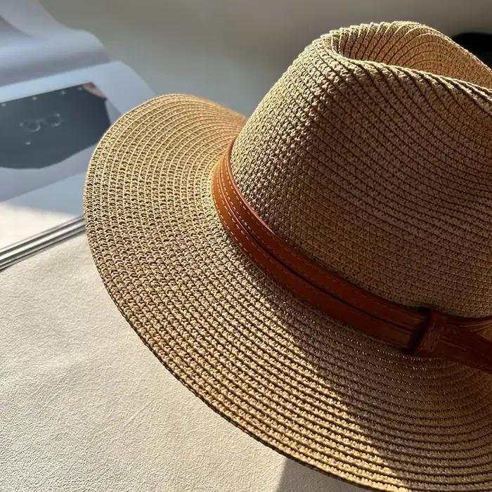 Chapeau de paille Panaman à grande tête de 60CM