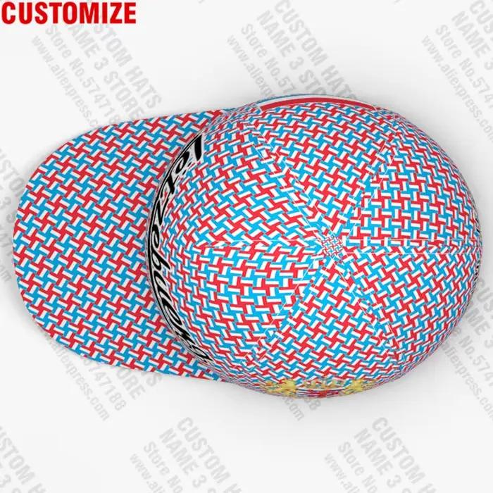 Casquette de Baseball de luxe avec nom Logo de l'équipe