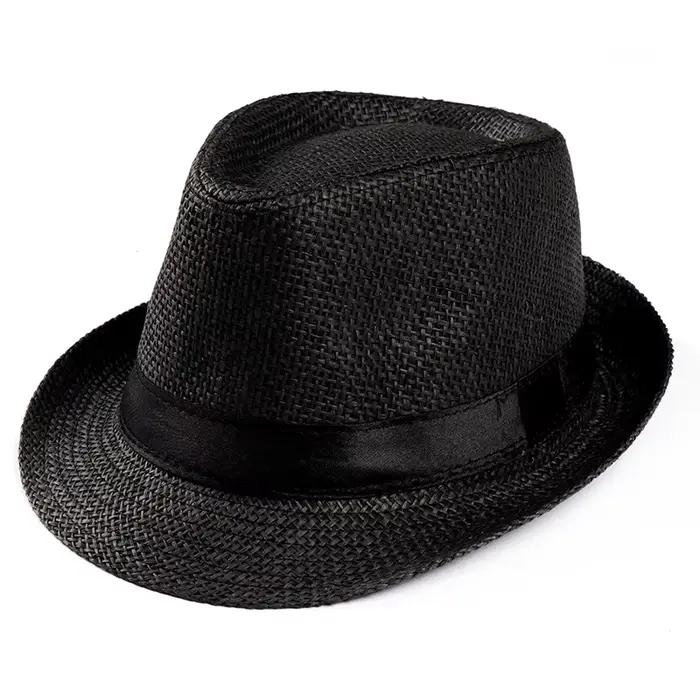 Chapeau de paille unisexe pour hommes et femmes