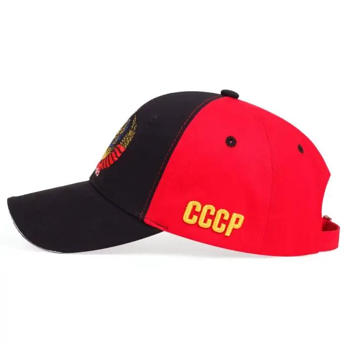 Casquette de baseball brodée avec l'emblème national russe CCCP