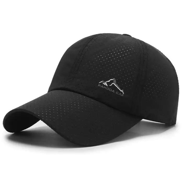 Casquette de baseball en maille ultra respirante à séchage rapide pour hommes et femmes