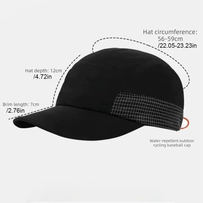 Casquette de baseball color-block à séchage rapide