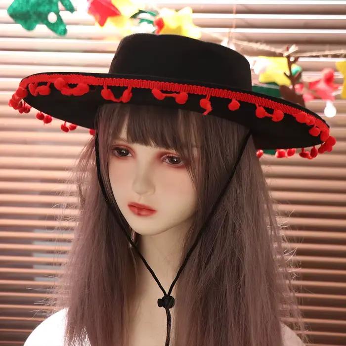 Fuzz Ball – chapeaux Sombrero mexicains à large bord