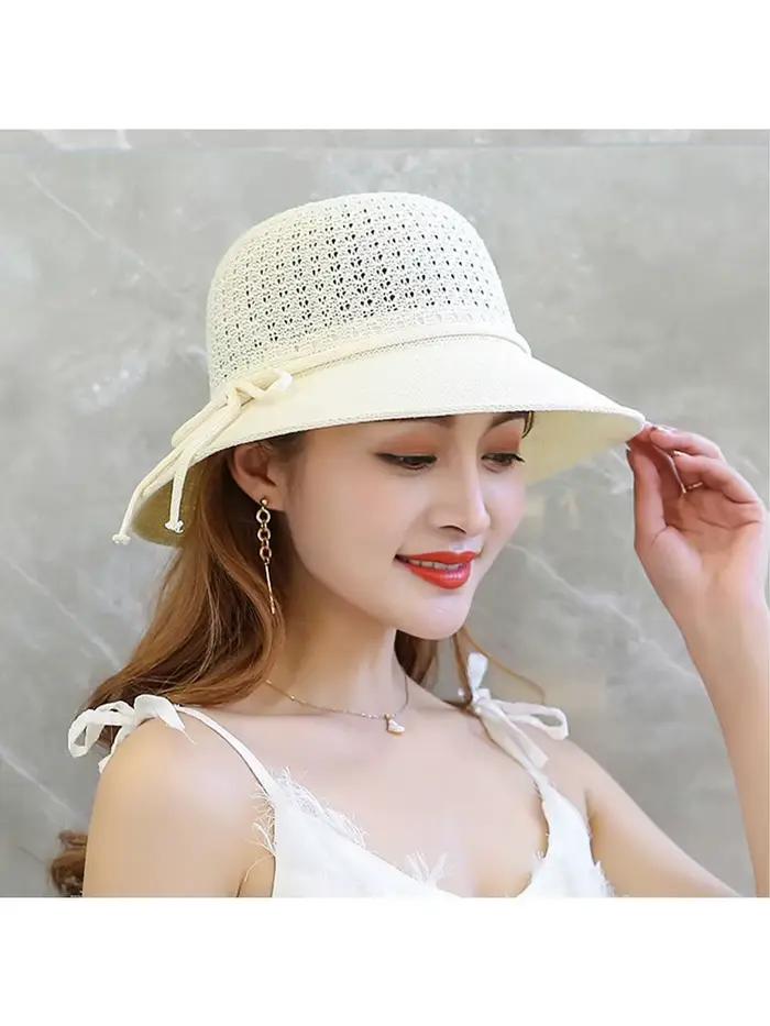 Chapeau de plage rond pour hommes et femmes