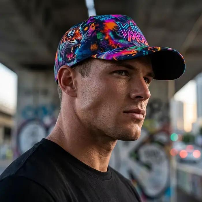 Casquette de baseball intégrale Sumatran Tiger