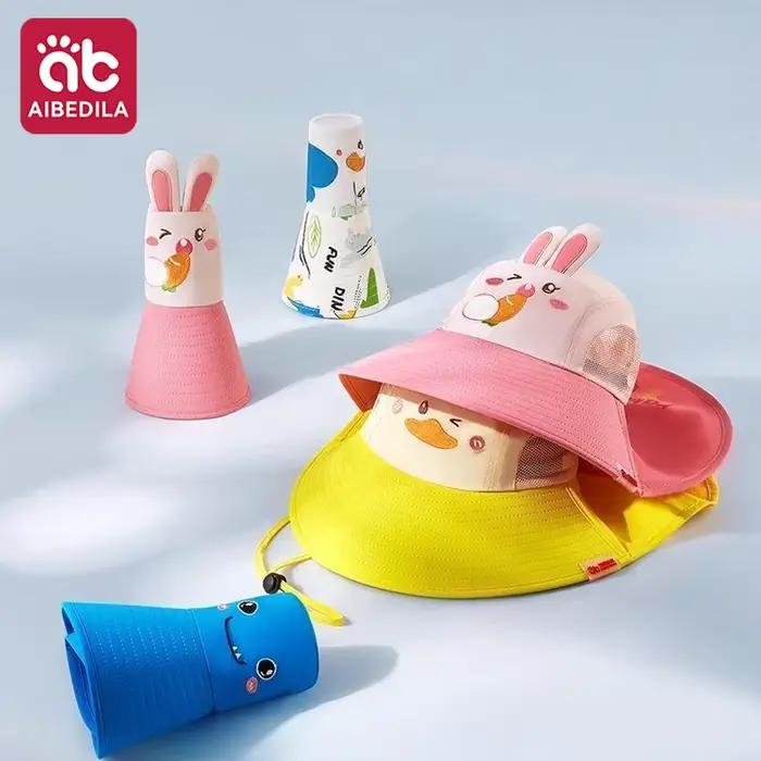 AIBEDILA Chapeau de pêcheur pour enfants