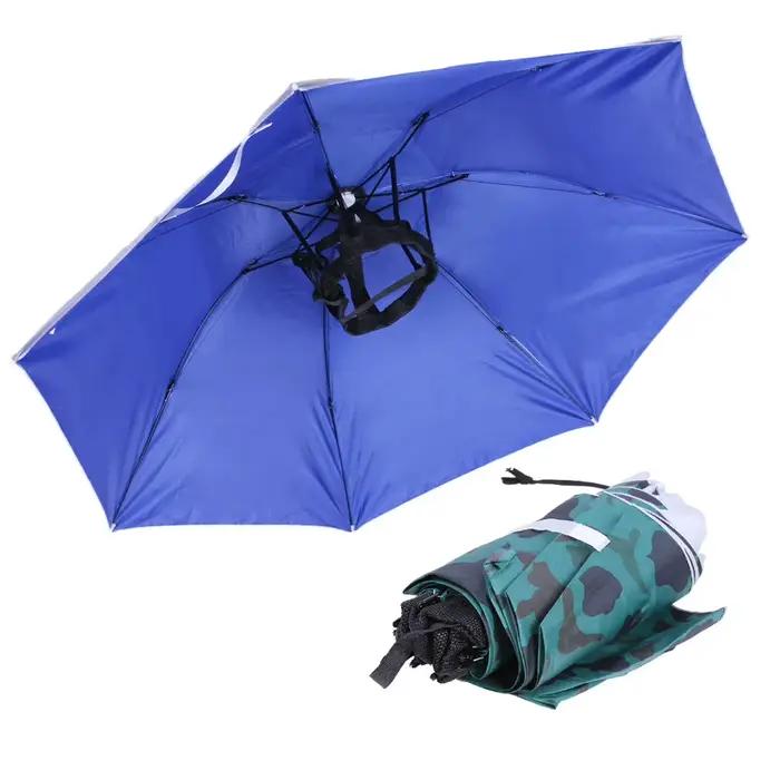 Chapeau de parapluie de pluie portable