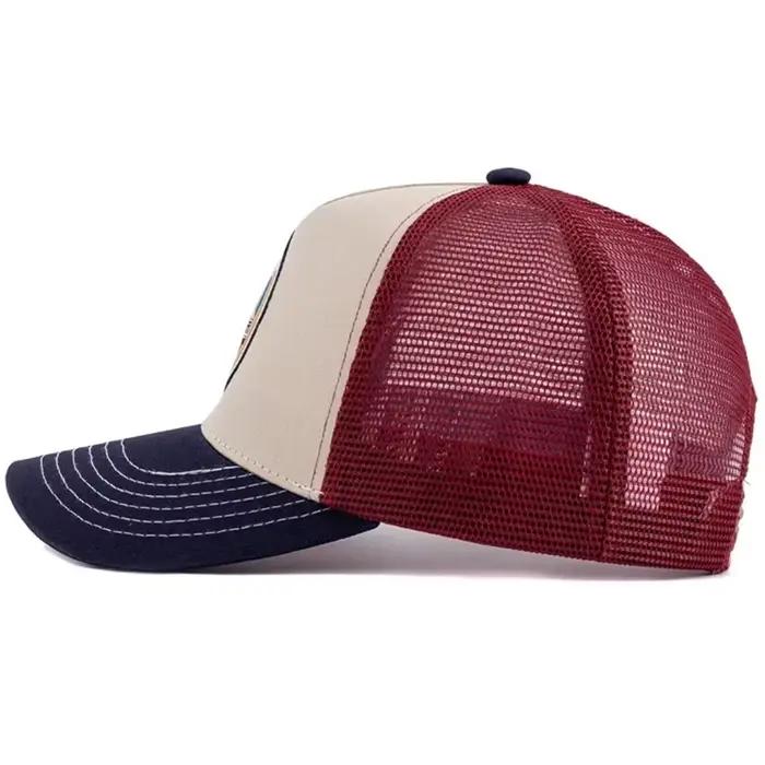 Casquette de baseball unisexe brodée en maille