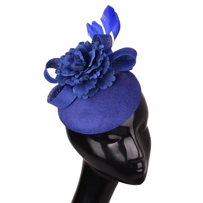 Mode élégante mariée mariage Fascinator Chapeau bandeau fleur chapeaux