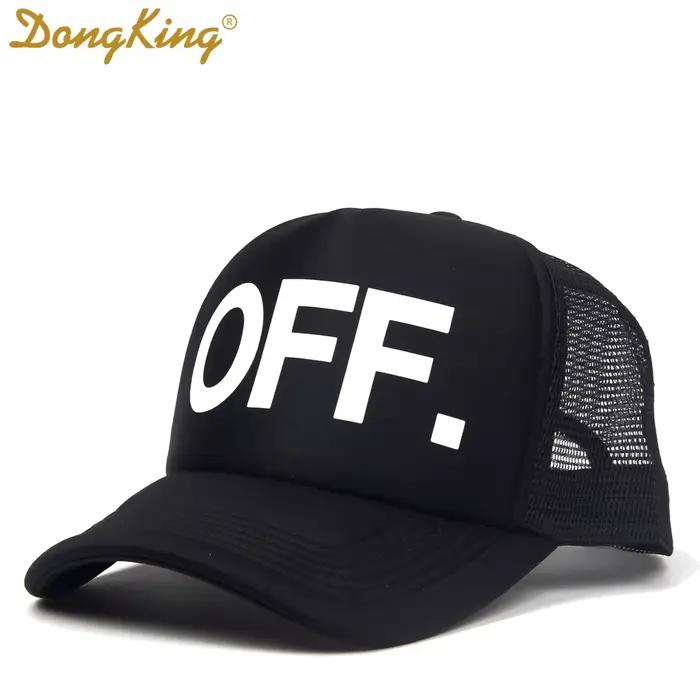 DongKing-Casquette de camionneur avec lettre imprimée