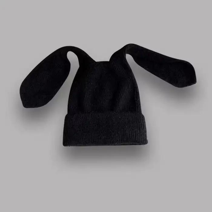Chapeau d'oreille longue Crochet tricoté chapeaux mignon lapin