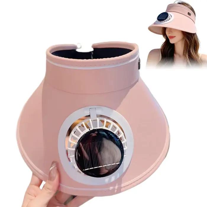 Casquette de soleil d'extérieur avec ventilateur intégré