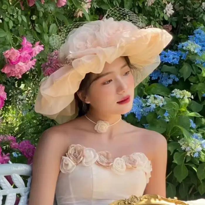 Chapeau de mariage féerique Vintage pour femmes