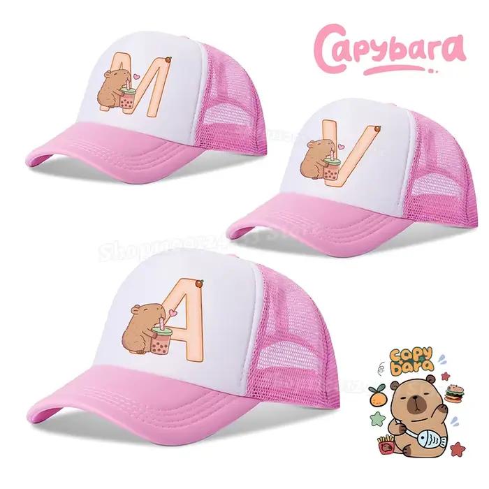 Casquette de Baseball Kawaii Animé Imprimé A-Z Lettres Tendance Y2K Décontracté Pour Enfants Et Adultes Occasions Spéciales