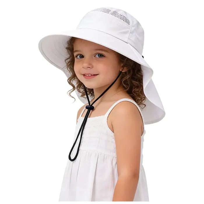 Chapeau de soleil d'été pour enfants avec protection UV