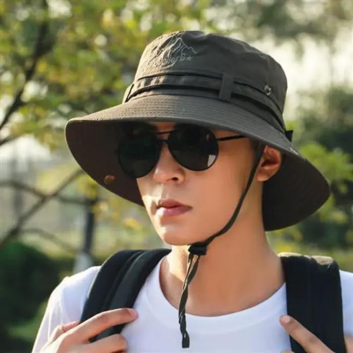 Chapeau de soleil en coton pour hommes