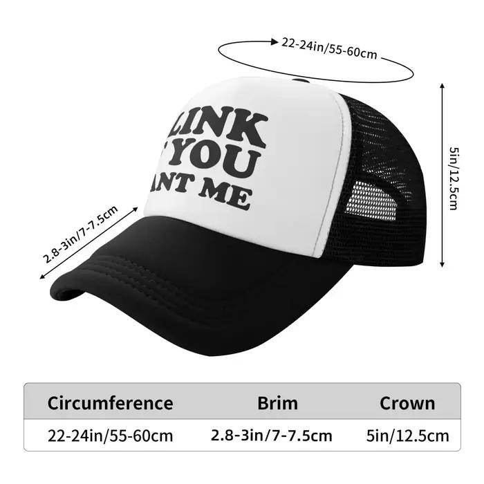 Chapeau de camionneur Blink IF You Want ME style rétro pour homme et femme protection solaire réglable et durable pour toutes les saisons occasions décontractées à offrir