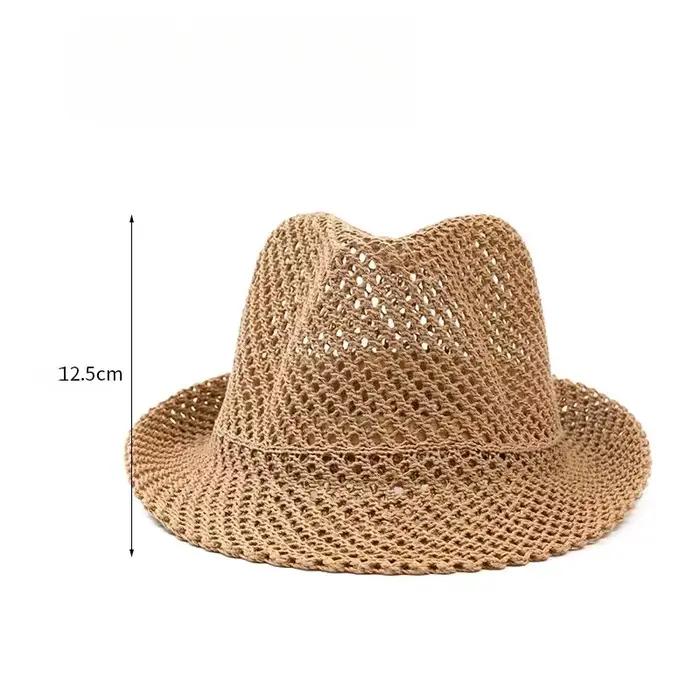 Chapeau Panama d'été unisexe