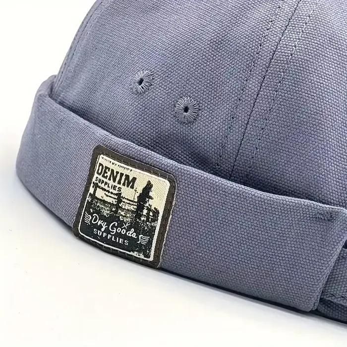 Casquette dôme Melon vintage unisexe polyester pour hommes et femmes style hip hop occassions extérieures toutes saisons ajustable et pliable