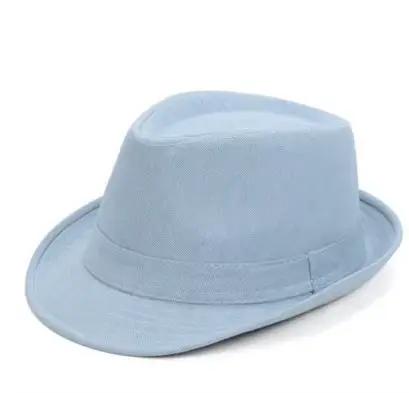 Chapeau Fedora classique en denim pour hommes