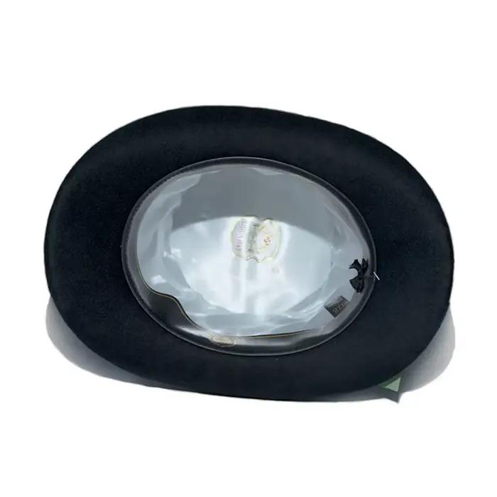 Chapeau haut de 25cm, cylindre traditionnel en laine